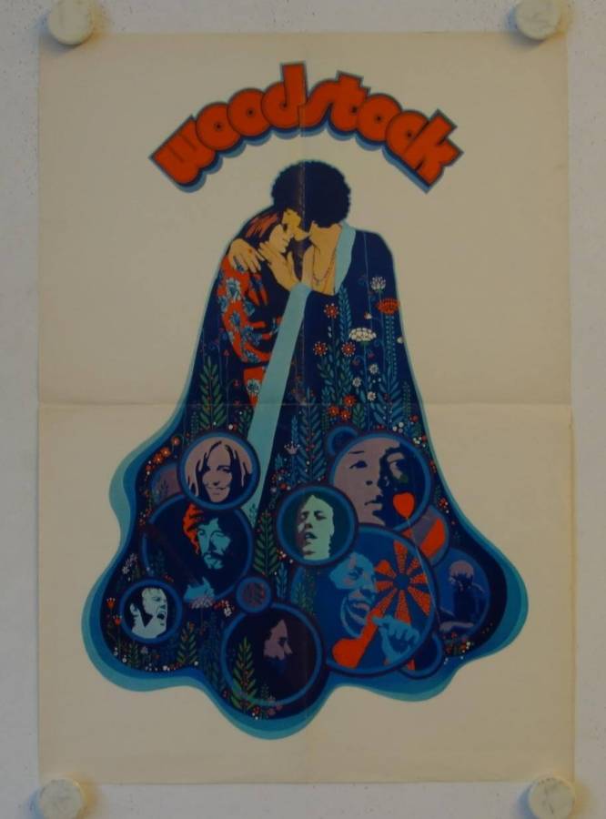 Woodstock originales deutsches Sonder-Filmplakat